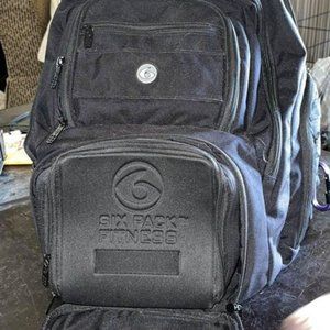 Six Pack Fitness Large Backpack w/lunchbox